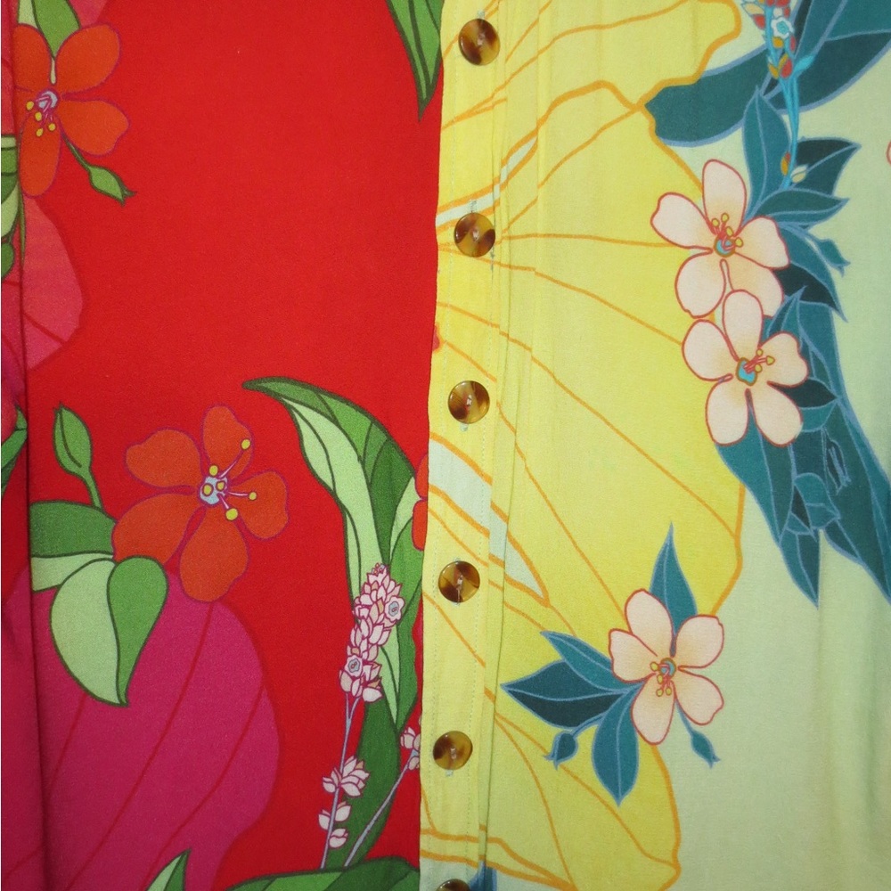 Farm Rio Button Down Collared Shirt - Picture 7 of 9